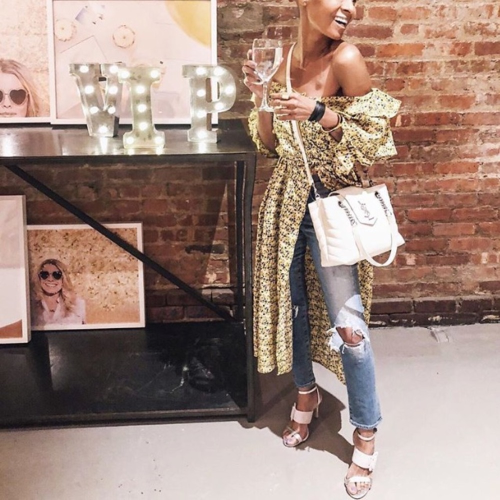 Breonna Storets Button Up Dress Shirt